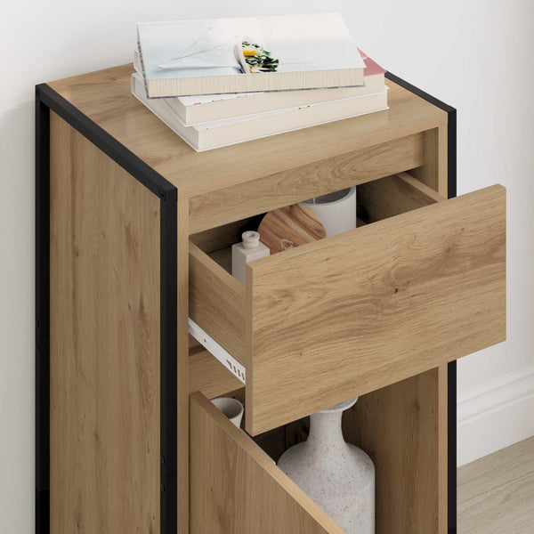 vidaXL Buffet artisanal Chêne 43 x 36 x 75,5 cm Bois d'ingénierie
