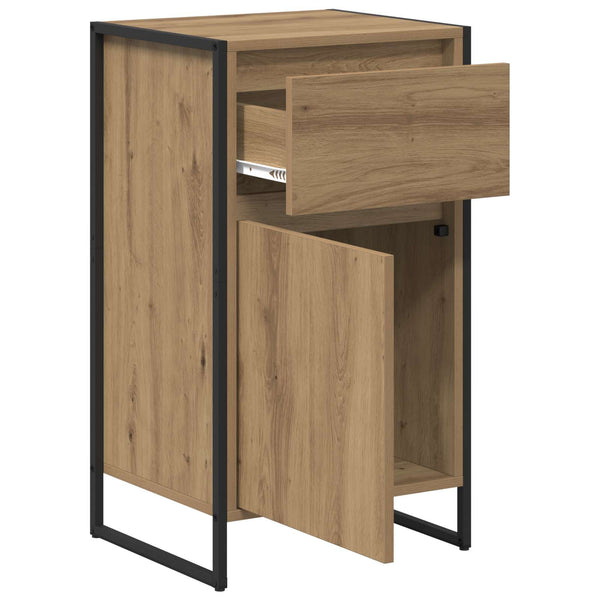 vidaXL Buffet artisanal Chêne 43 x 36 x 75,5 cm Bois d'ingénierie