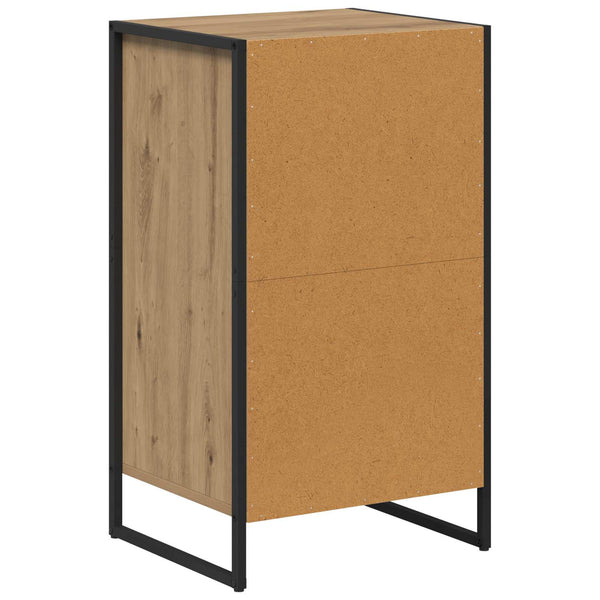 vidaXL Buffet artisanal Chêne 43 x 36 x 75,5 cm Bois d'ingénierie
