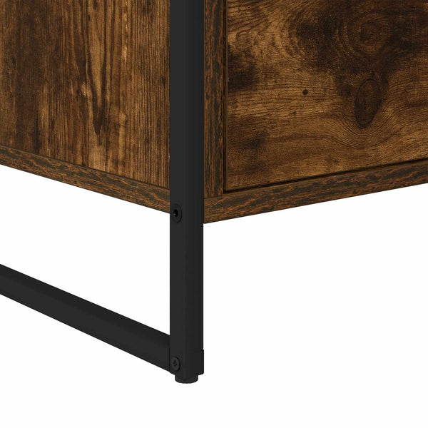vidaXL Buffet fumé 79 x 36 x 75,5 cm Bois d'ingénierie