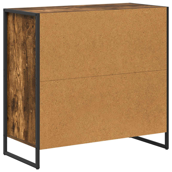 vidaXL Buffet fumé 79 x 36 x 75,5 cm Bois d'ingénierie