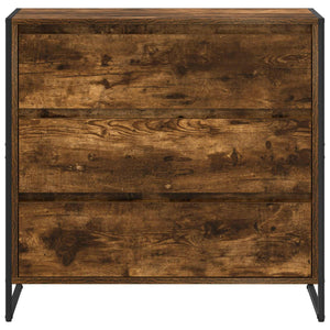 vidaXL Buffet fumé 79 x 36 x 75,5 cm Bois d'ingénierie