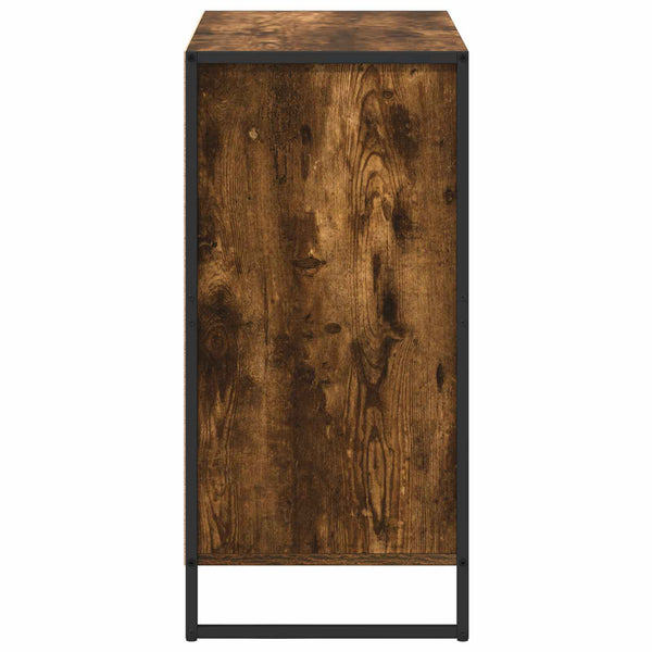 vidaXL Buffet fumé 79 x 36 x 75,5 cm Bois d'ingénierie