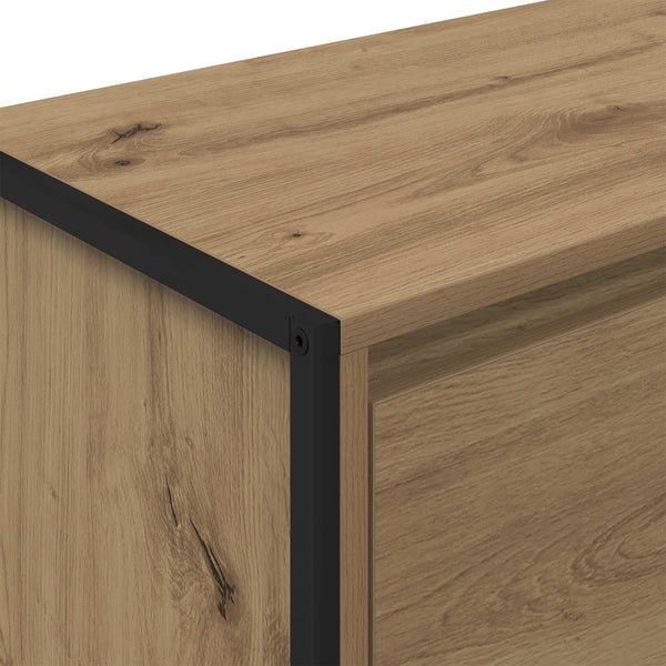 vidaXL Commode artisanale chêne 79 x 36 x 75,5 cm bois d'ingénierie