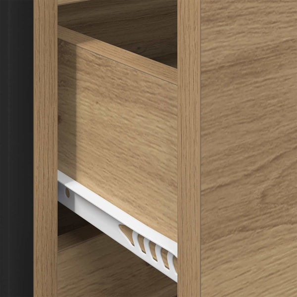 vidaXL Commode artisanale chêne 79 x 36 x 75,5 cm bois d'ingénierie