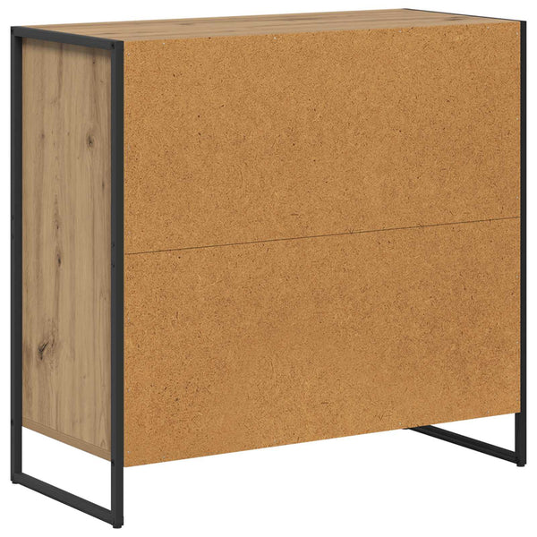 vidaXL Commode artisanale chêne 79 x 36 x 75,5 cm bois d'ingénierie