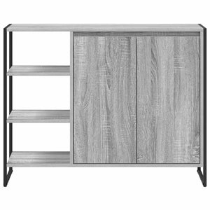 Grauer Seitenschrank Sonoma, 96,5 cm