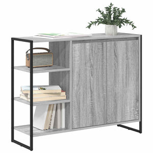 Grauer Seitenschrank Sonoma, 96,5 cm