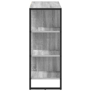 Grauer Seitenschrank Sonoma, 96,5 cm