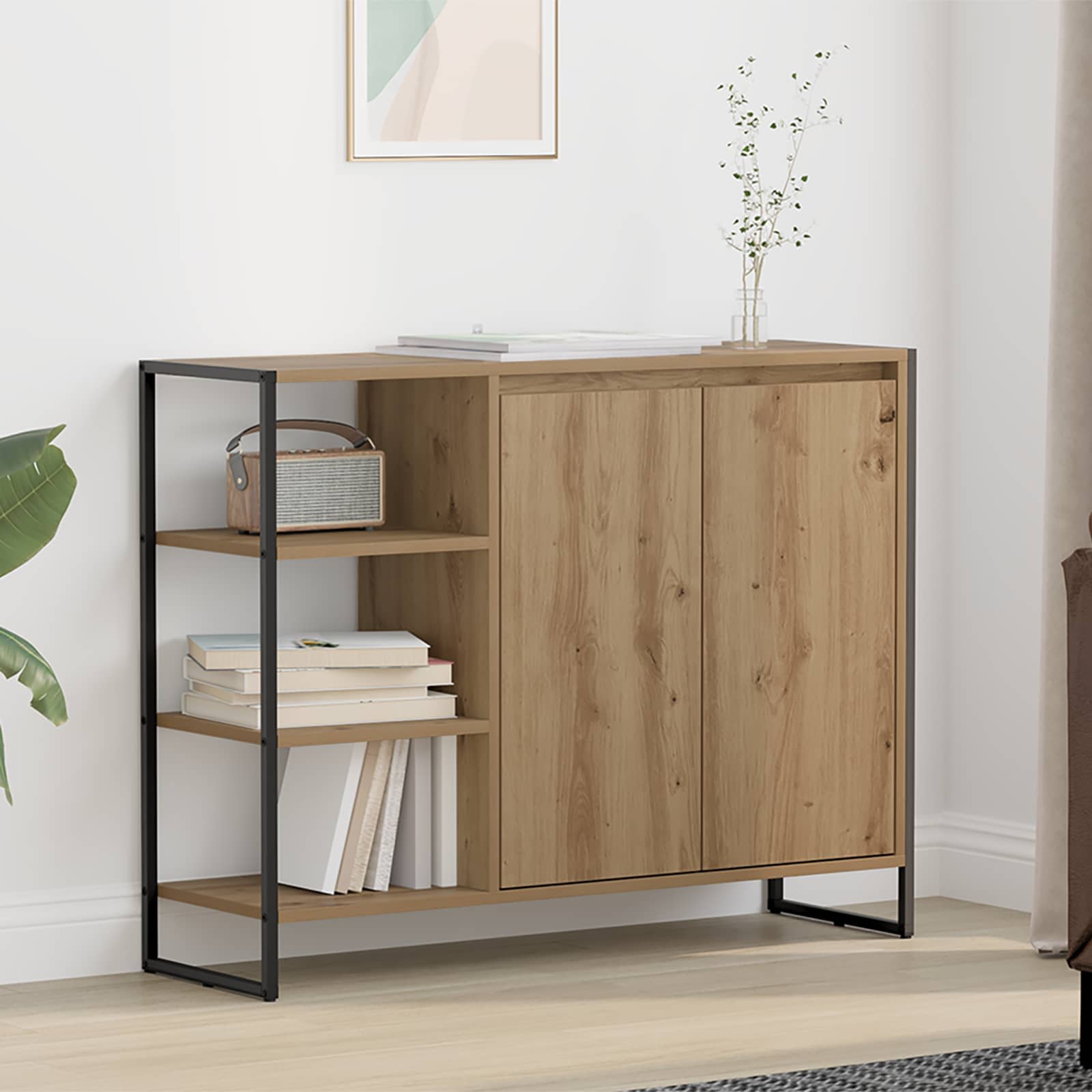 Eichen Sideboard 96,5 cm