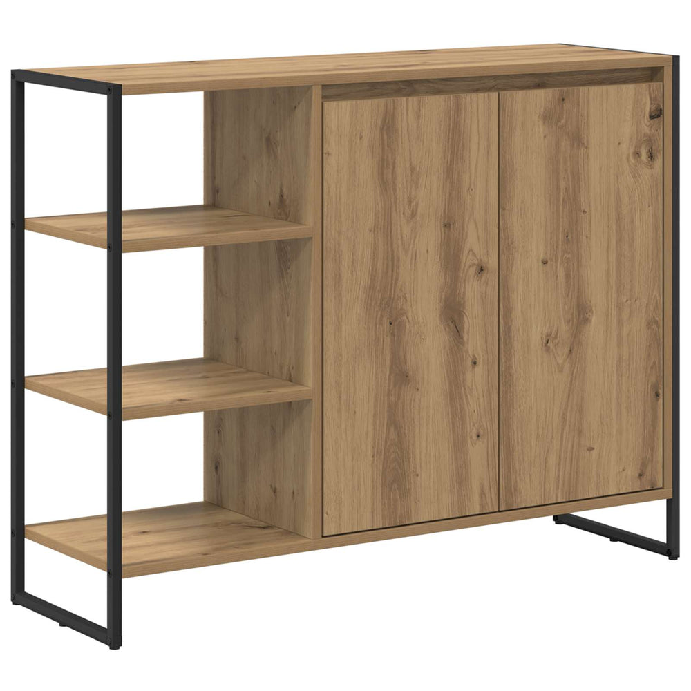 vidaXL Side Cabinet Handicraft Oak 96.5 x 30 x 75 cm