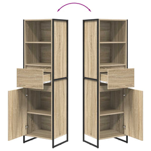 Sonoma Bücherregal Holzwerkstoff 43x36x150,5 cm