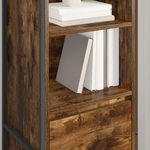 Bücherregal Raucharbe Holzwerkstoff 150cm