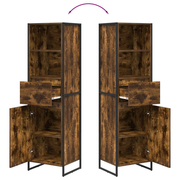 Bücherregal Raucharbe Holzwerkstoff 150cm