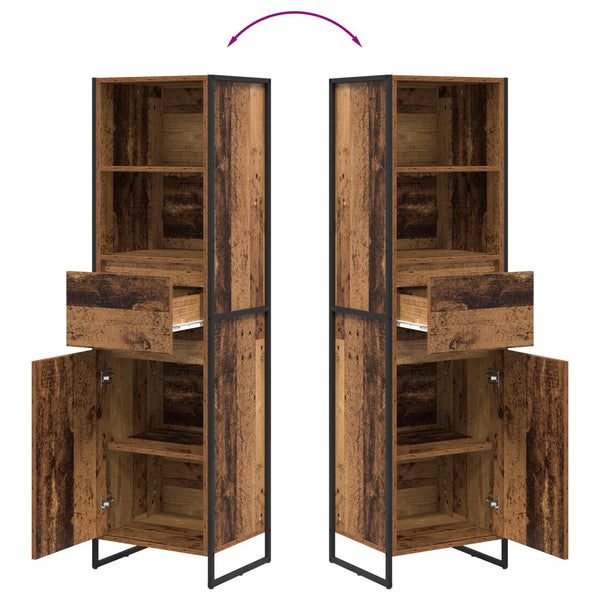Bücherregal Altholz 150,5 cm