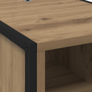 Nachttisch 2er Set Eiche 39,5x30x50 cm