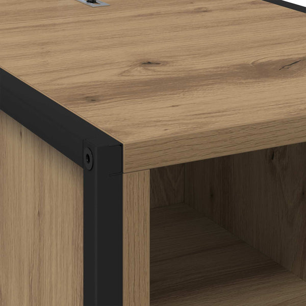 Nachttisch 2er Set Eiche 39,5x30x50 cm