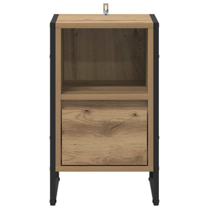 Nachttisch 2er Set Eiche 39,5x30x50 cm