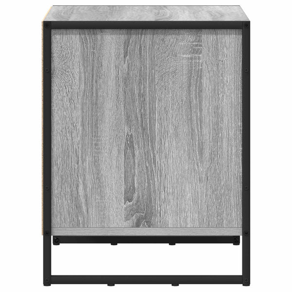 Grauer Nachttisch Sonoma, 50 cm