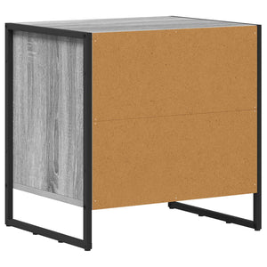 Nachttisch 2er Set Grau Sonoma 50cm