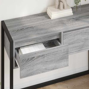 Grauer Beistelltisch Sonoma, 100 cm