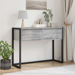 Grauer Beistelltisch Sonoma, 100 cm