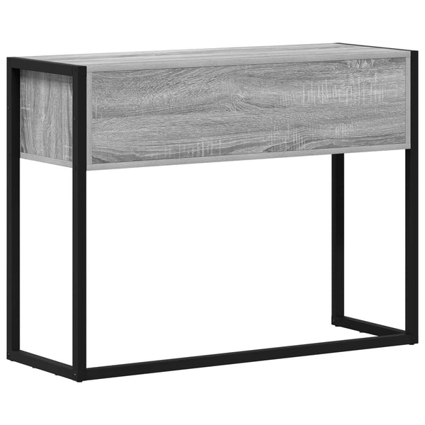 Grauer Beistelltisch Sonoma, 100 cm