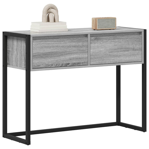 Grauer Beistelltisch Sonoma, 100 cm