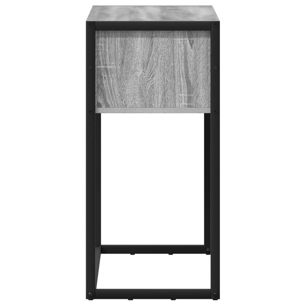 Grauer Beistelltisch Sonoma, 100 cm