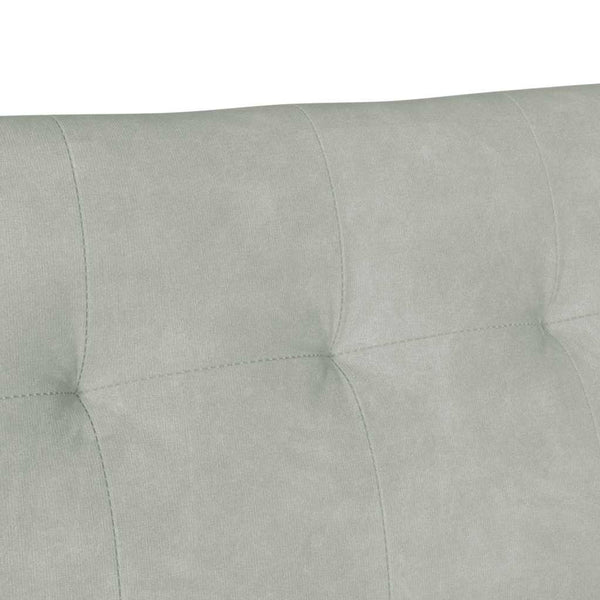 Chesterfield Bank Hellgrau Samt