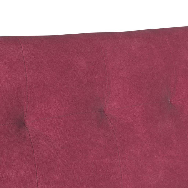 Chesterfield Bank Weinrot Samt 112 cm