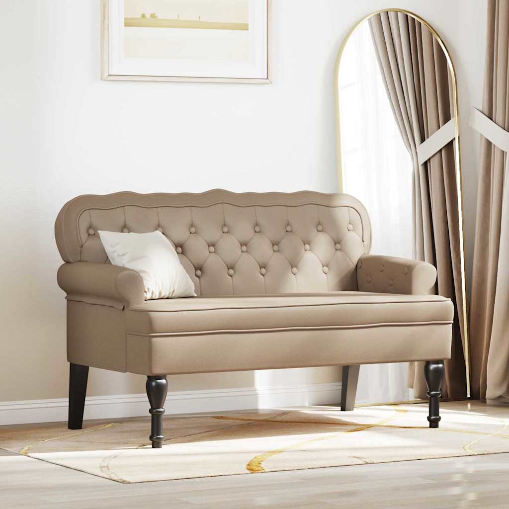 Chesterfield Bank Cappuccino Kunstleder