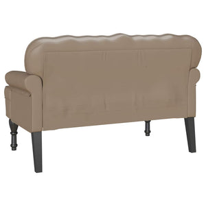 Chesterfield Bank Cappuccino Kunstleder