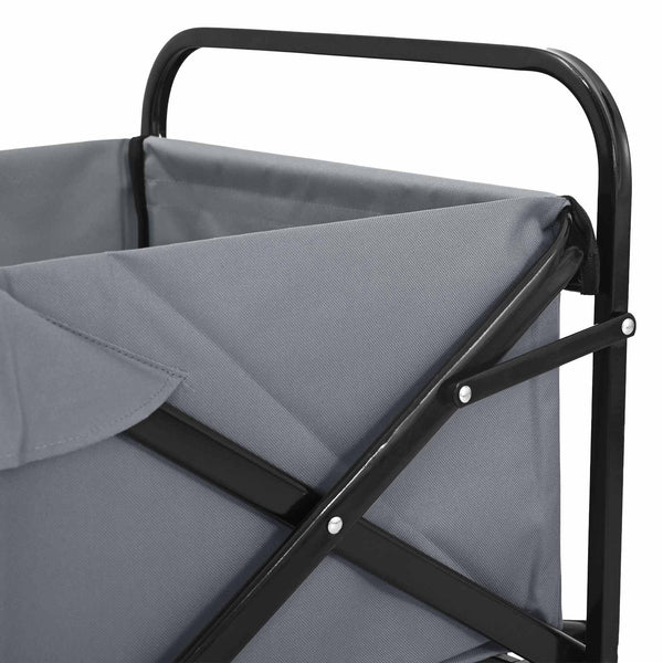 Klappbarer Handwagen Grau 89x62x96cm