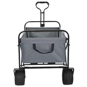 Klappbarer Handwagen Grau 89x62x96cm