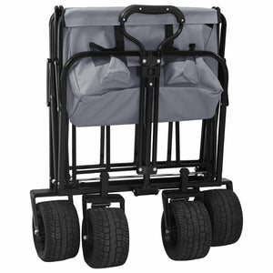 Klappbarer Handwagen Grau 89x62x96cm