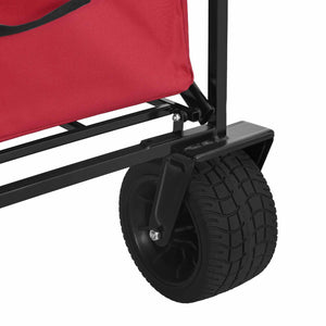 Klappbarer Handwagen Rot