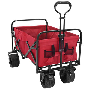 Klappbarer Handwagen Rot