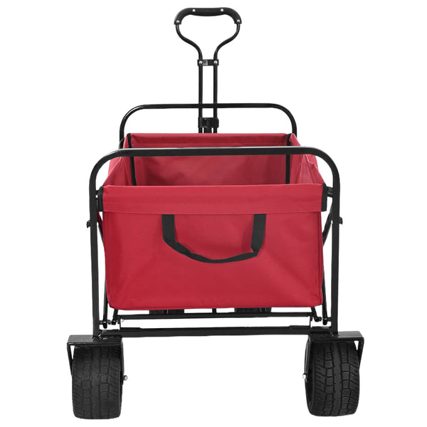 Klappbarer Handwagen Rot