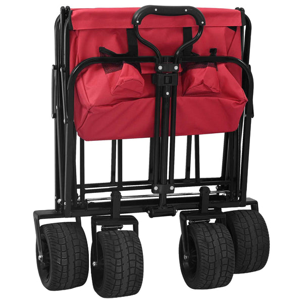 Klappbarer Handwagen Rot
