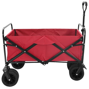 Klappbarer Handwagen Rot