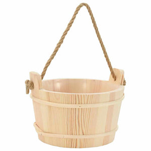 Sauna Eimer Set mit Schöpfkelle