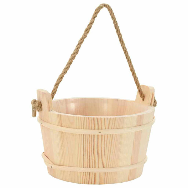 Sauna Eimer Set mit Schöpfkelle