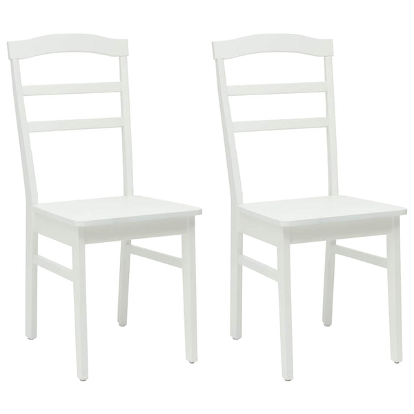 Esszimmerstühle 2er Set Weiß