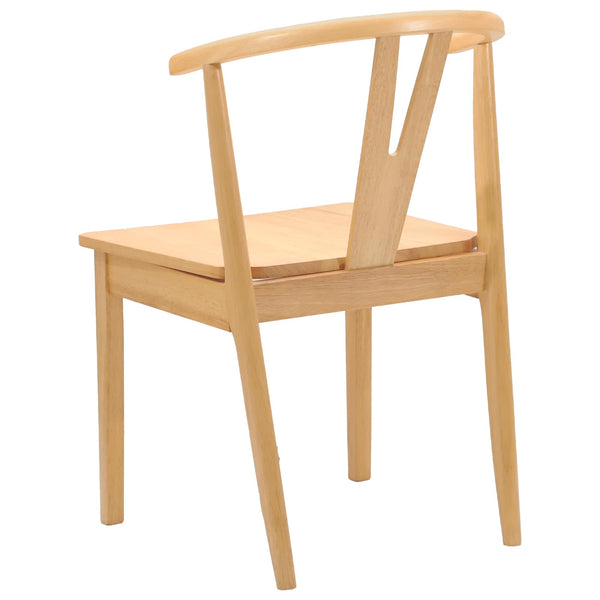 Esszimmerstühle 2er Set Naturholz