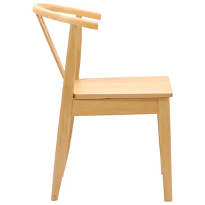 Esszimmerstühle 2er Set Naturholz