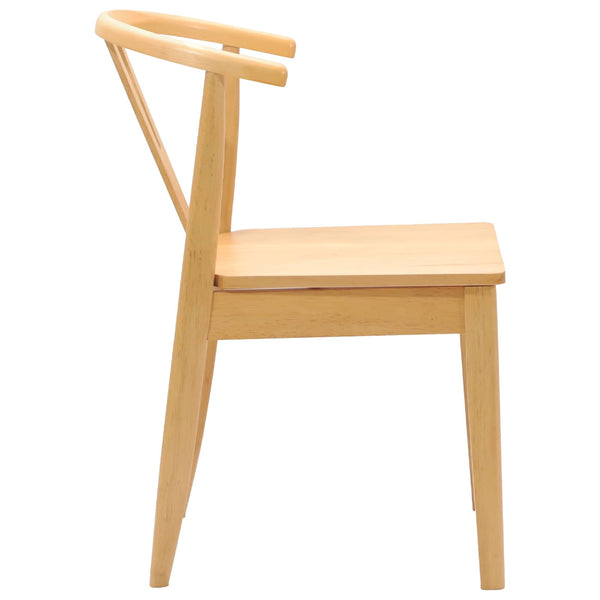 Esszimmerstühle 2er Set Naturholz