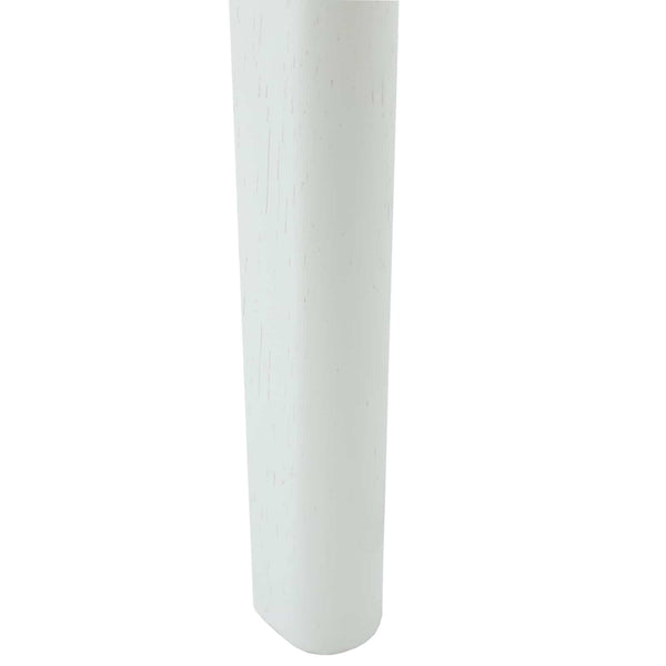 vidaXL Chaises de salle à manger 2 pcs Blanc et Naturel Bois d'hévéa massif