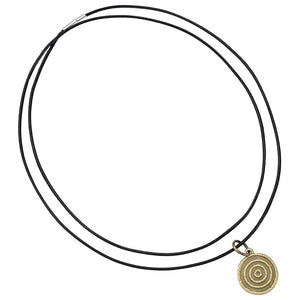 Schwarze Lederschnur Ø1mm x 10m