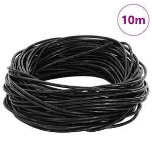 Schwarze Lederschnur Ø1,5 mm x 10 m